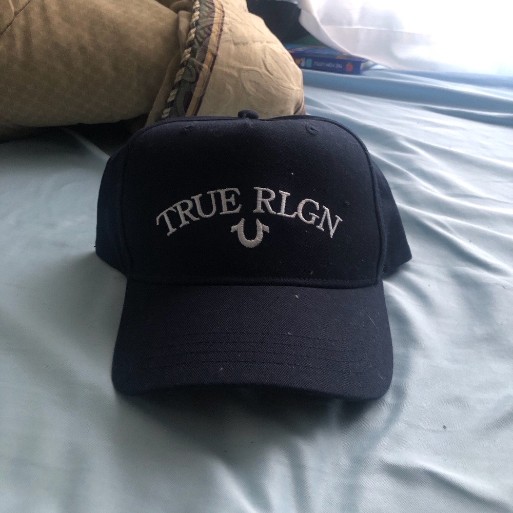 True Religion Dark Blue Baseball Cap